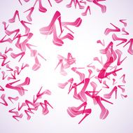 abstract background shoe N16