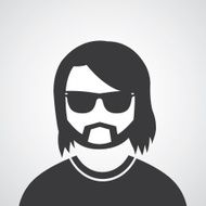 man glasses symbol N2
