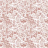 Lace seamless pattern with flowers N138