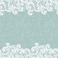 Vintage lace invitation card N36