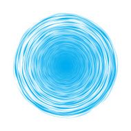 blue circle composed of thin lines N2
