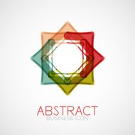 Symmetric abstract geometric shape N218