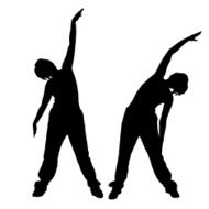 Vector silhouette of woman N75