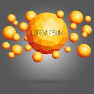 Abstract polygonal background N6