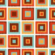seamless retro geometric square pattern