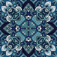 Vector seamless ornamental floral pattern texture