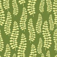 Seamless pattern design with stylized abstract leaves N2
