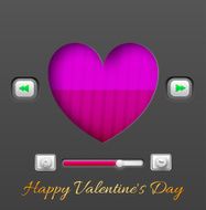 happy valentine's day background cards concepts Vector illustration design N30
