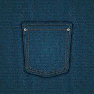 Vector modern denim pocket Jeans background