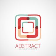 Symmetric abstract geometric shape N220