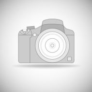 Photo camera outline