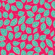 Abstract seamless pattern with leaves N2
