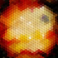 Colorful geometric background abstract hexagonal pattern vector N2