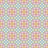 Seamless pattern with color circles