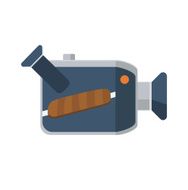 Video camera flat icon vector icon N2