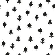 Fir trees pattern