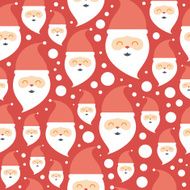 Seamless pattern with Santa Claus N2