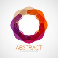 Symmetric abstract geometric shape N224
