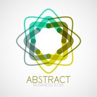 Symmetric abstract geometric shape N225