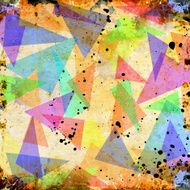 Abstract triangle grunge background N2