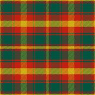 vector seamless pattern Maple Leaf tartan