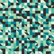 Vintage seamless pattern with squares and rhombuses