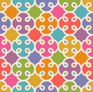 Seamless pattern with geometric ornament N2