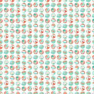 Summer beach party seamless pattern Flat style