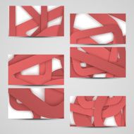 Vector business-card set for your design N85