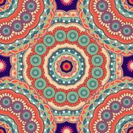 Colorful ethnic seamless pattern