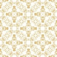 Seamless decorative golden pattern in arabic style