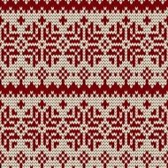 Christmas seamless knitted background EPS 10 vector illustration N14