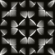 Seamless vintage background monochrome geometric pattern