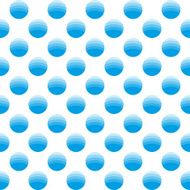 Seamless geometric pattern of circles in different shades blue