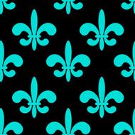 Fleur de lys seamless pattern N7