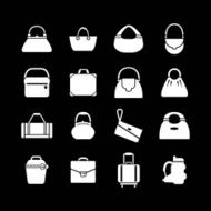 Set icons of bags