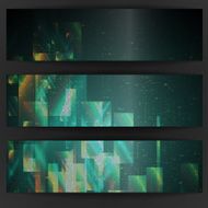 Abstract Geometric Banner N8