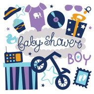 Baby shower set for boy N3