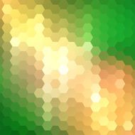 Abstract colorful hexagons background N6