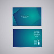 Vector abstract creative business cards N20
