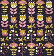 Retro flower background N5