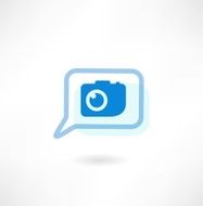 message with a camera icon