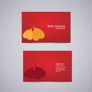 Vector abstract creative business cards N27