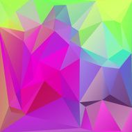Abstract triangle geometric square colorful vector background