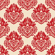 Damask seamless vector pattern florish