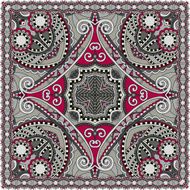 Traditional ornamental floral paisley bandanna N594