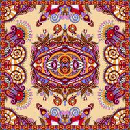 Traditional ornamental floral paisley bandanna N597