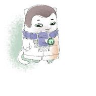 cat with a clock