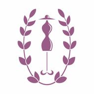 Tailoring emblem with mannequin or dummy N3