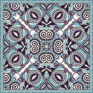 silk neck scarf or kerchief square pattern design N110